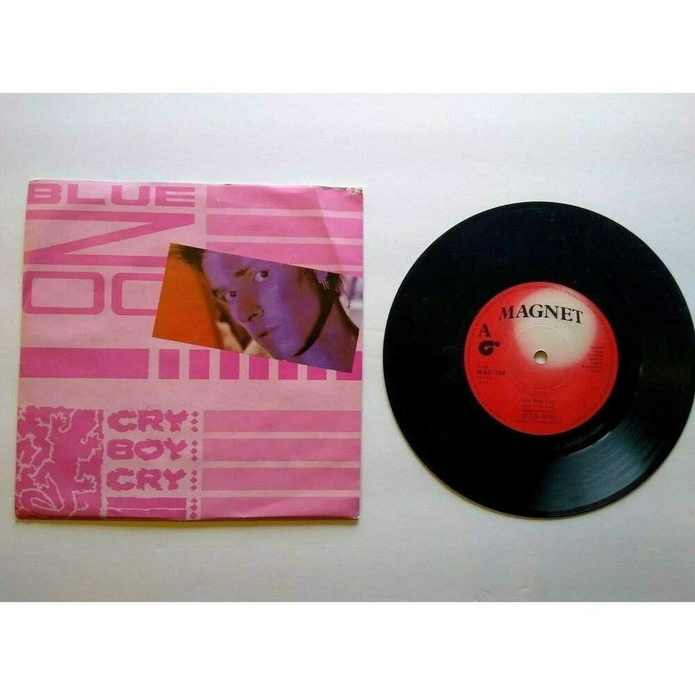 Blue Zoo Cry Boy Cry 7" Vinyl Record Synth-Pop New Wave 1982 UK